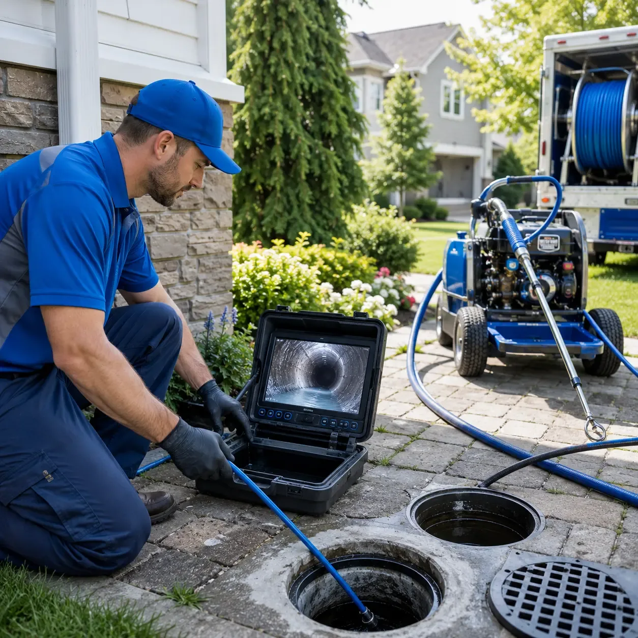 Outdoor drain cleaning professionals serving West Yarmouth, MA